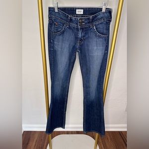 Hudson Jeans low rise in color Blue Size 27 98% Cotton 2% Elastin